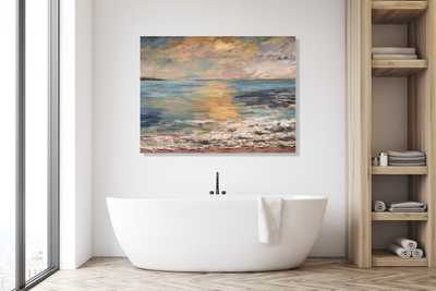 Dana Point at Sunset Artist Enhanced Canvas Print by John Beard Collection - product image 4 for Resin Society