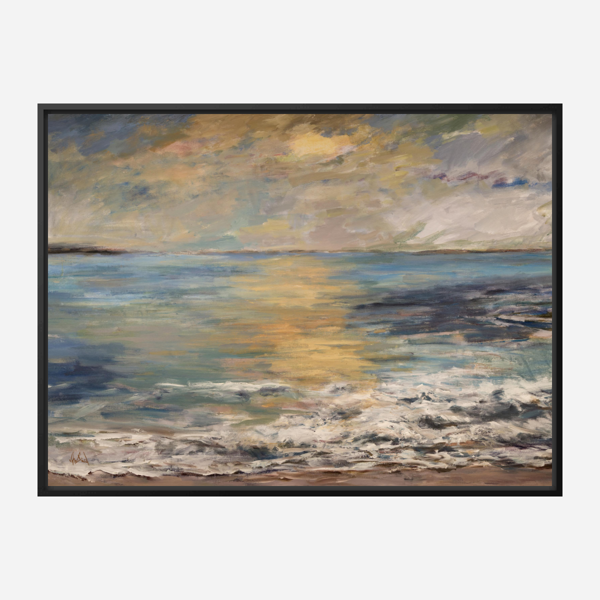 Dana Point at Sunset Artist Enhanced Canvas Print by John Beard Collection - product image 7 for Resin Society
