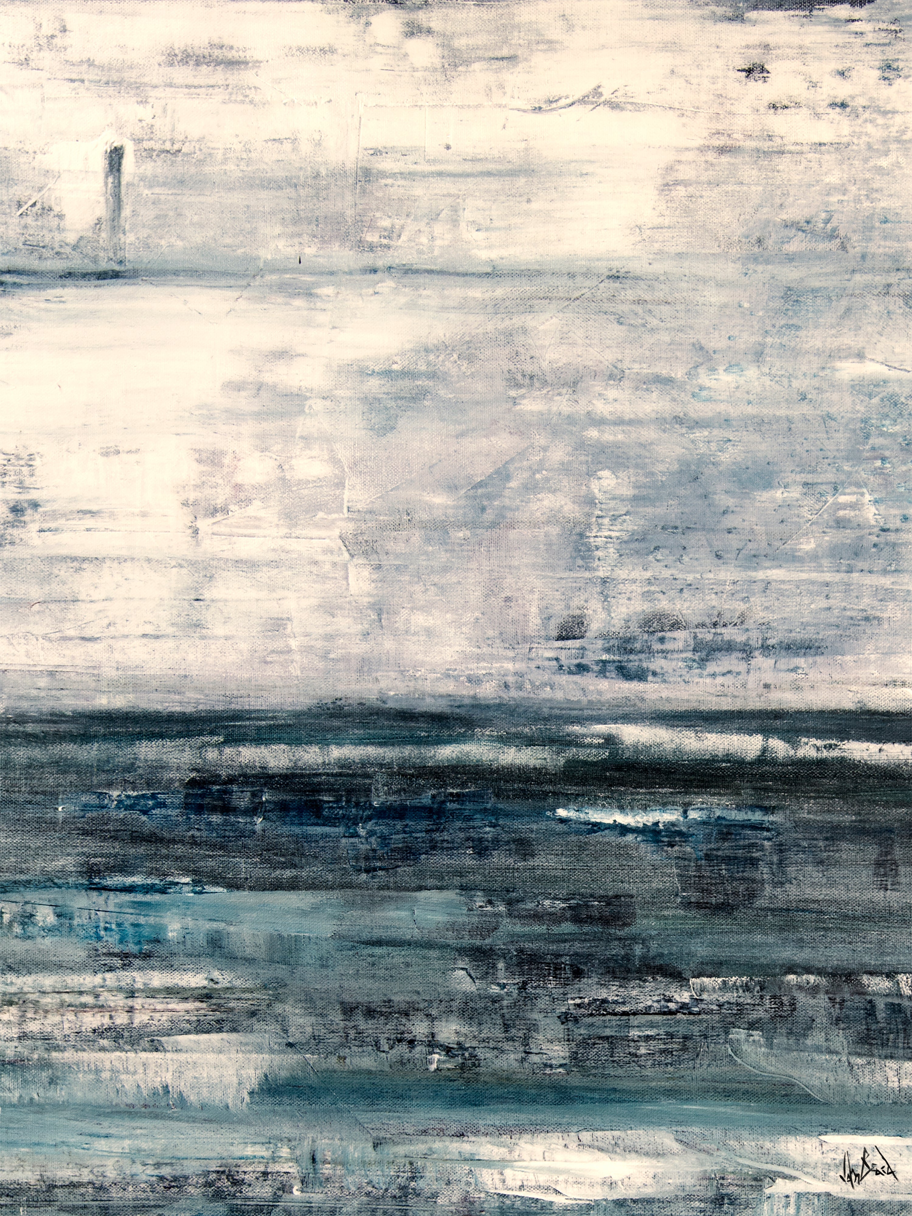 Dark Tide Artist Enhanced Canvas Print by John Beard Collection - main product image for Resin Society
