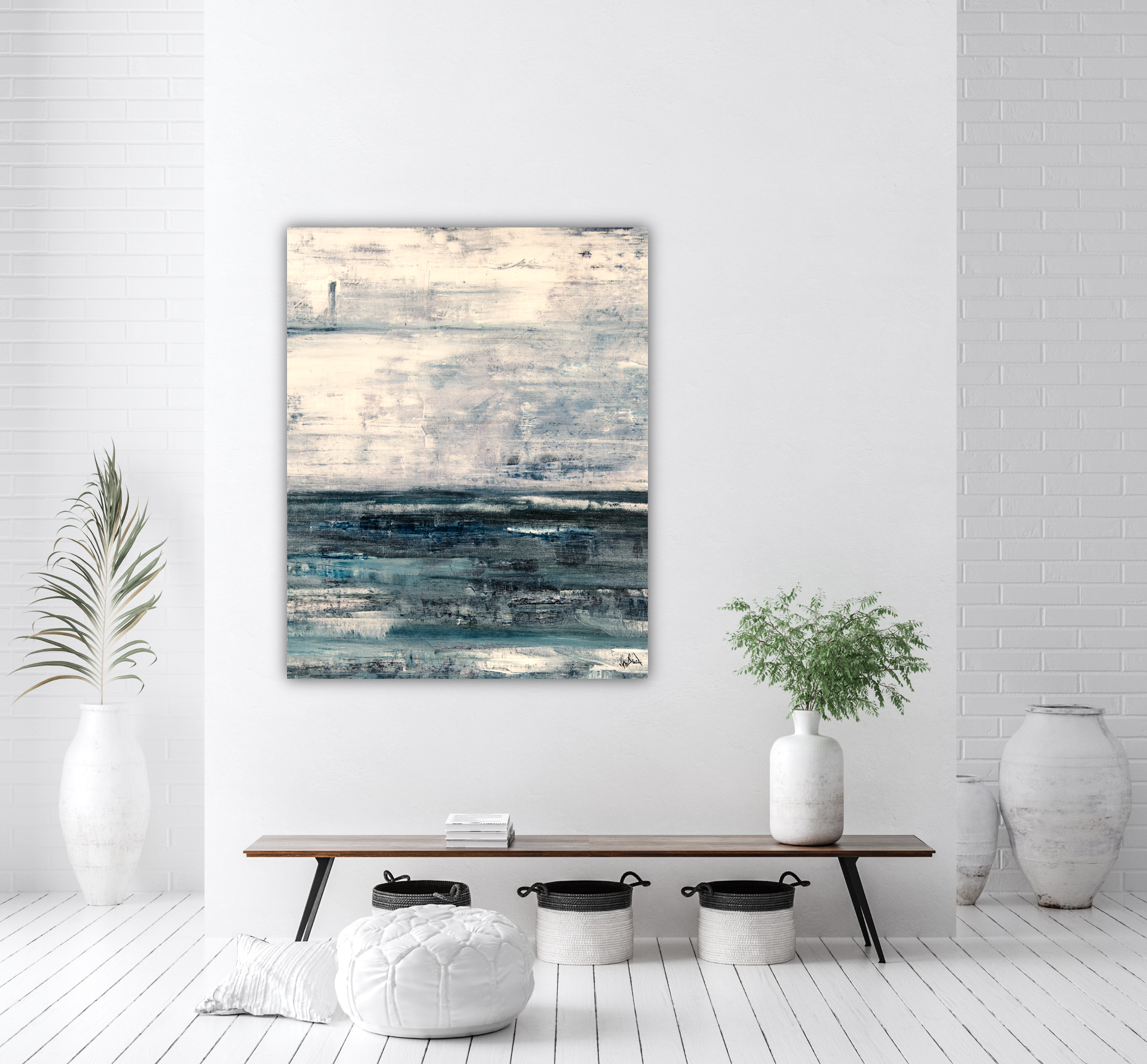 Dark Tide Artist Enhanced Canvas Print by John Beard Collection - product image 2 for Resin Society