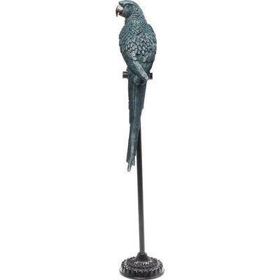 Deco Figurine Parrot Bluegreen