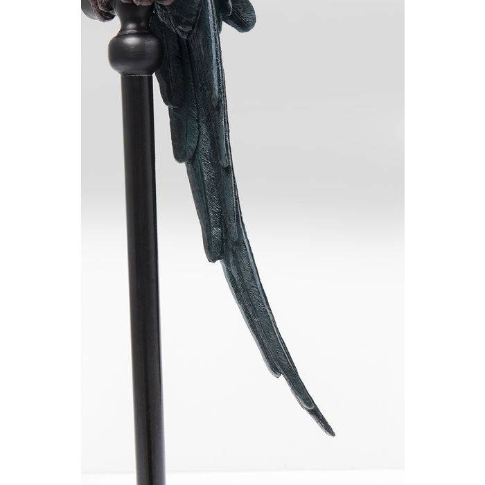 Deco Figurine Parrot Bluegreen