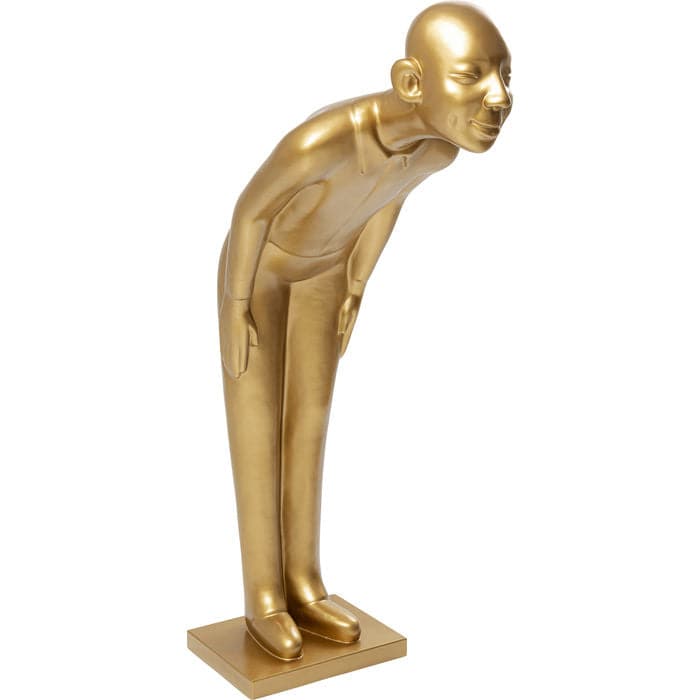 Deco Figurine Welcome Guests Gold Big by DEKOR - product image 2 for Resin Society