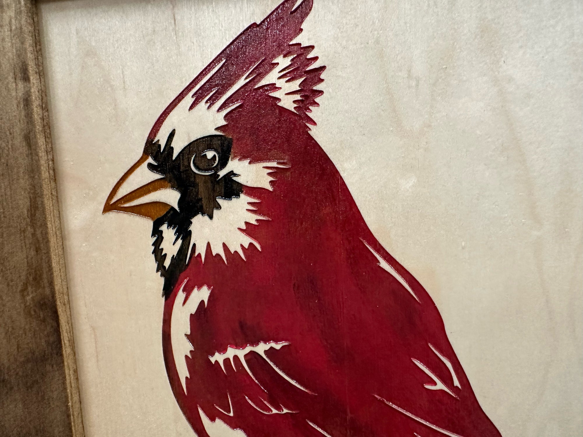 Red Cardinal Bird Gun Concealment Furniture by Bellewood Designs - product image 17 for Resin Society
