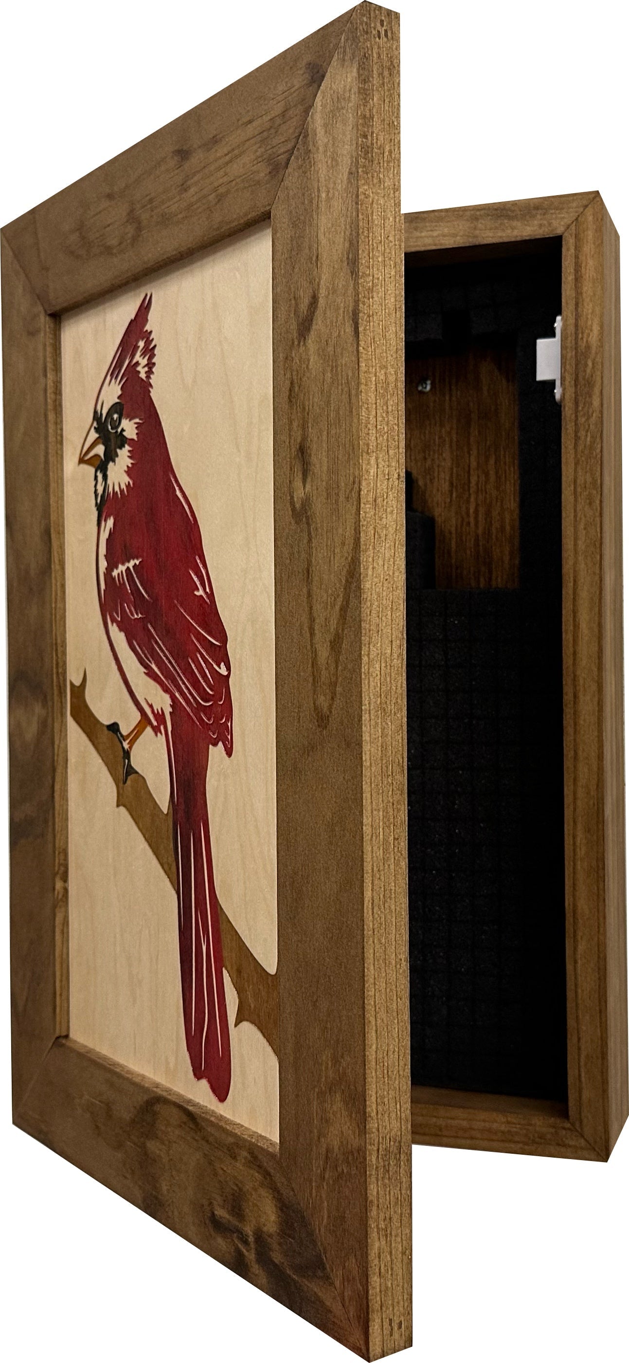 Red Cardinal Bird Gun Concealment Furniture by Bellewood Designs - product image 12 for Resin Society