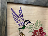 Hidden Gun Storage Safe Concealed Shelf with Hummingbird Wall Decor by Bellewood Designs - product image 8 for Resin Society