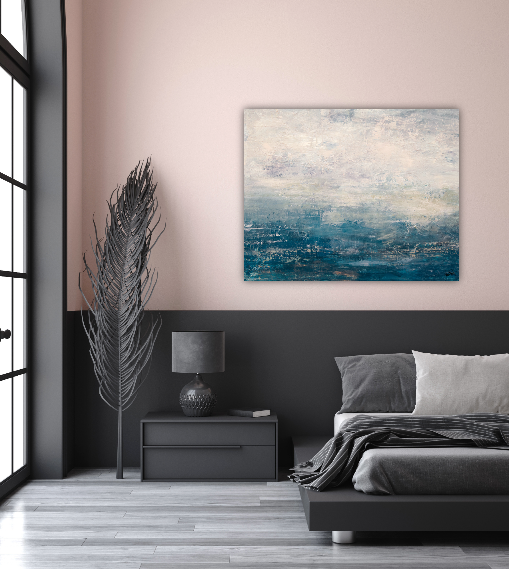 Deep Sea 30x40 Artist Enhanced Canvas Print