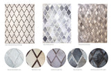 Diamonds - Rug in Hide and Shearling by Homelosophy