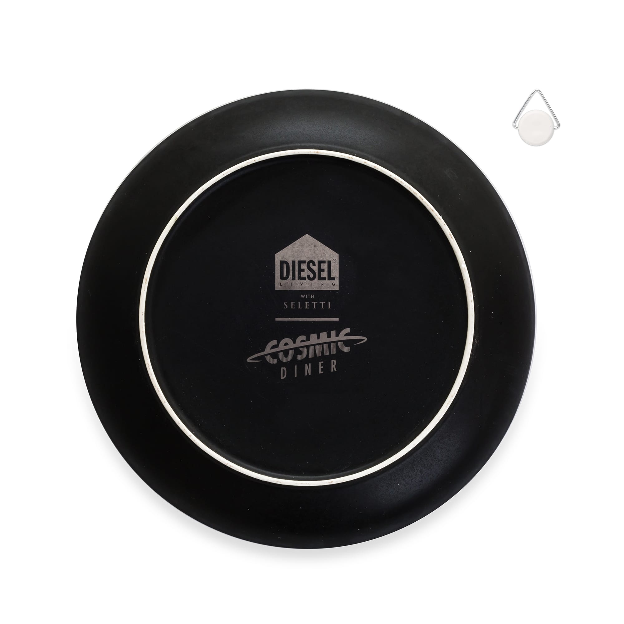 Cosmic Diner Pluto Dinner Plate detail image - Resin Society