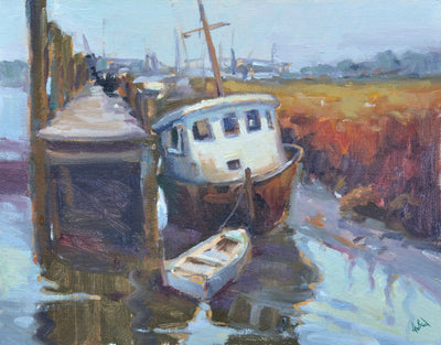 Dingy Artist Enhanced Canvas Print by John Beard Collection - main product image for Resin Society
