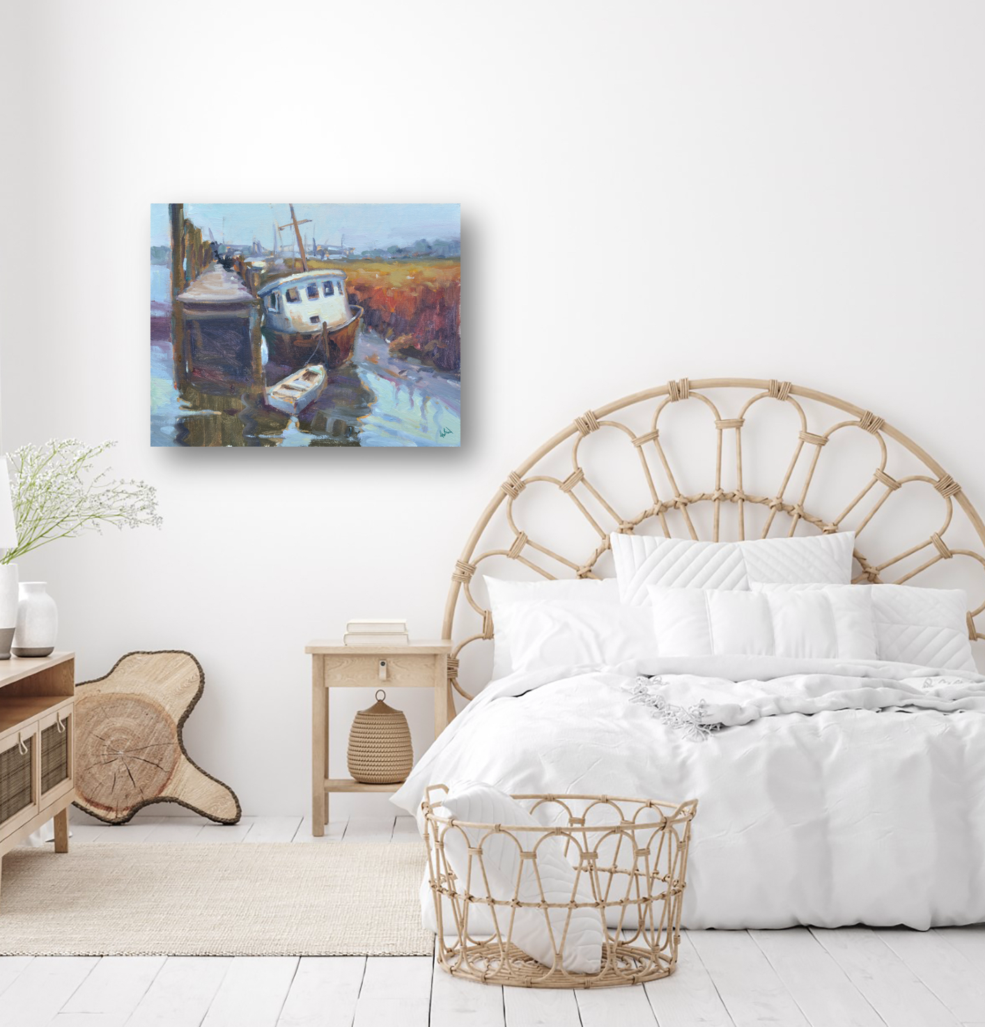 Dingy Artist Enhanced Canvas Print by John Beard Collection - product image 2 for Resin Society