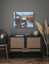 Dingy Artist Enhanced Canvas Print by John Beard Collection - product image 3 for Resin Society