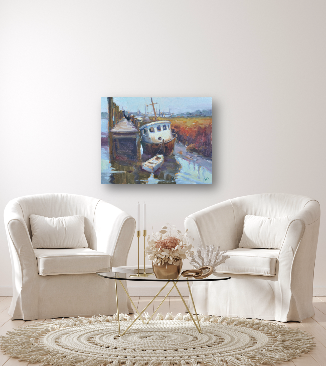 Dingy Artist Enhanced Canvas Print by John Beard Collection - product image 4 for Resin Society