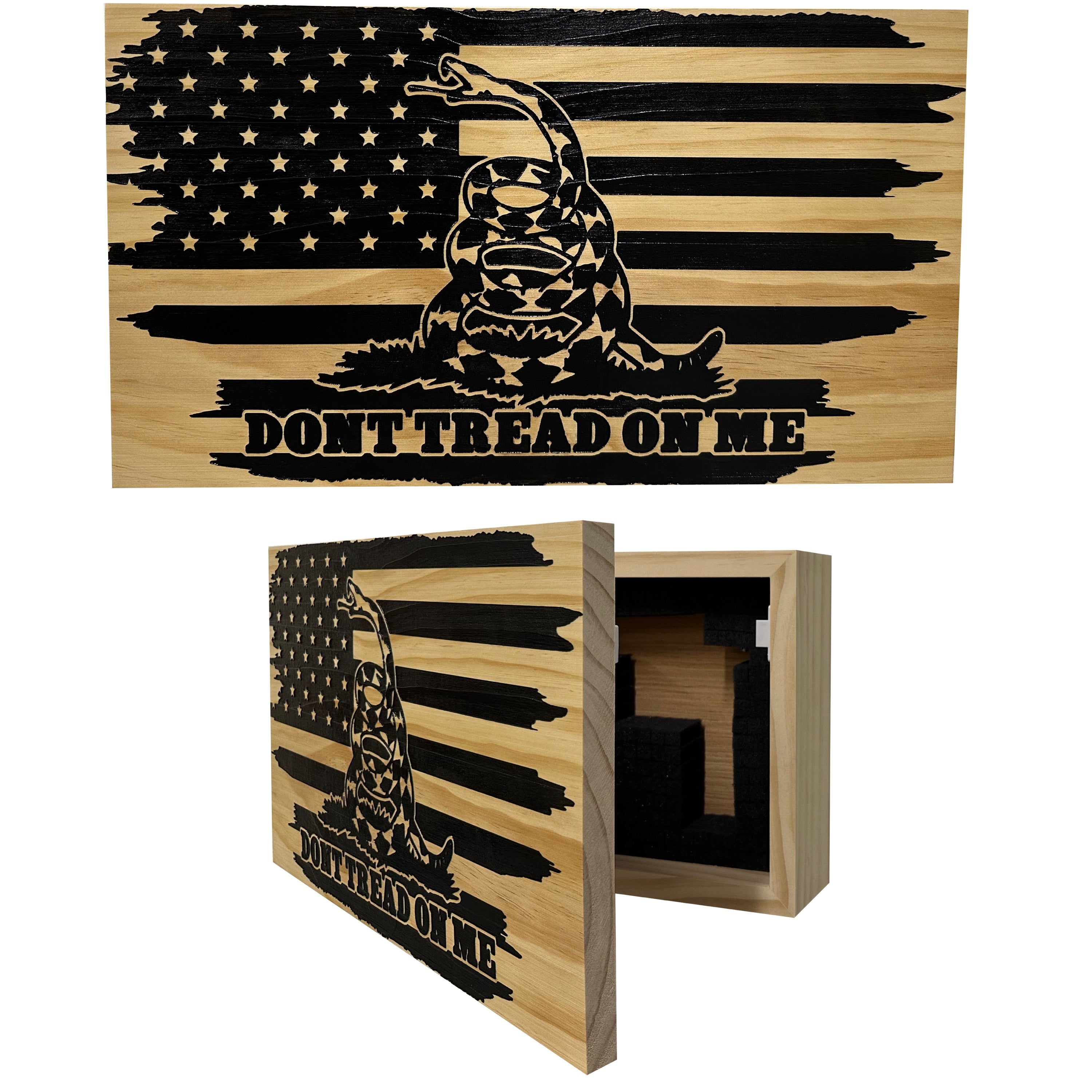 Dont Tread on Me Concealment Shelf by Bellewood Designs - product image 9 for Resin Society
