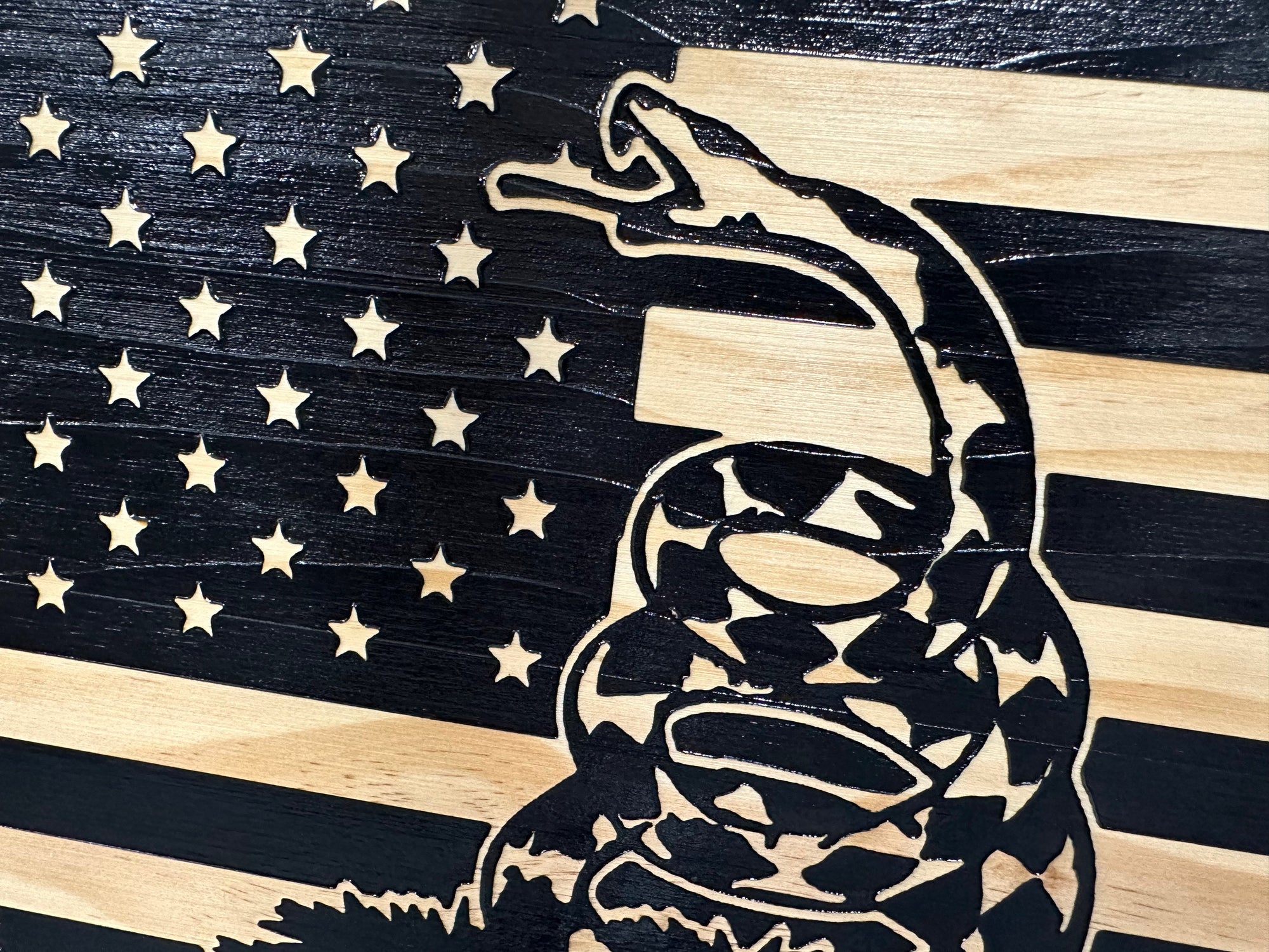 Dont Tread on Me Concealment Shelf by Bellewood Designs - product image 8 for Resin Society