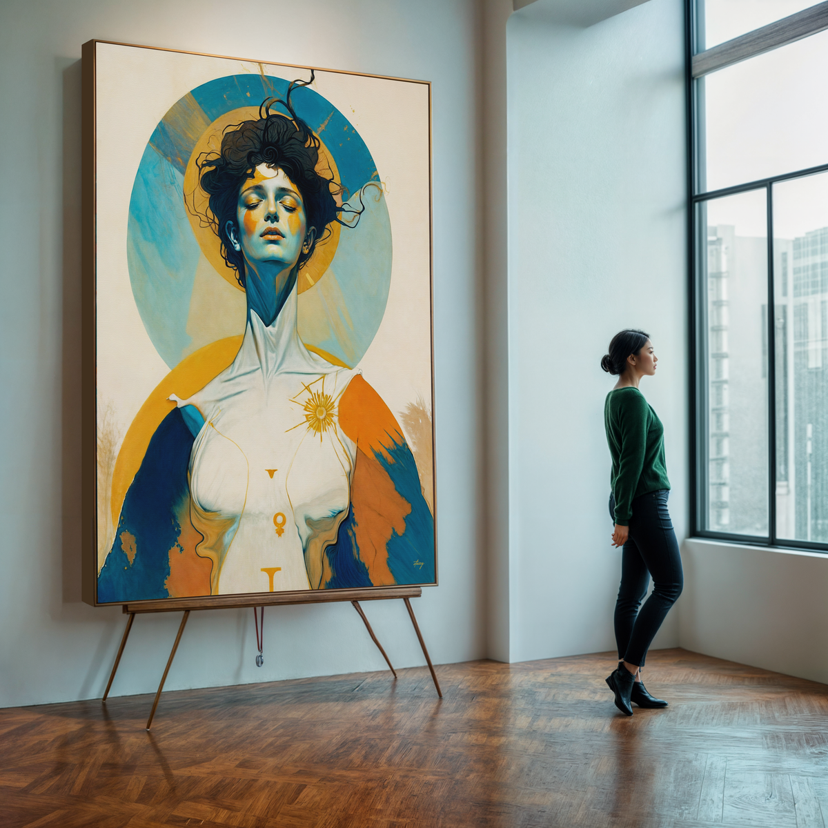 Canvas Print: "Divine Hypnosis" by Tailored Canvases - product image 3 for Resin Society