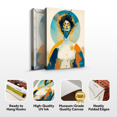 Canvas Print: "Divine Hypnosis" by Tailored Canvases - product image 5 for Resin Society