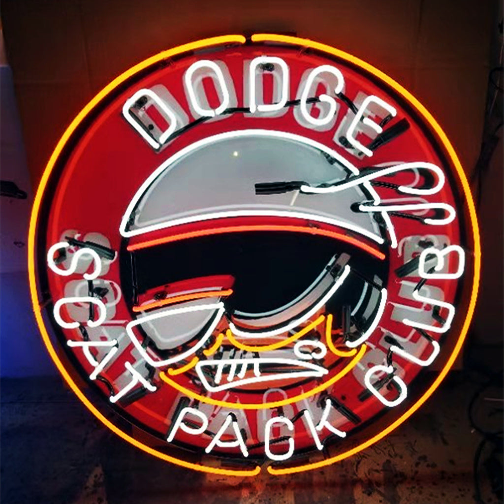Dodge Scat Club Neon Signs by Neon Signs Land - main product image for Resin Society