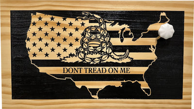 Dont Tread on Me Concealment Shelf by Bellewood Designs - product image 11 for Resin Society