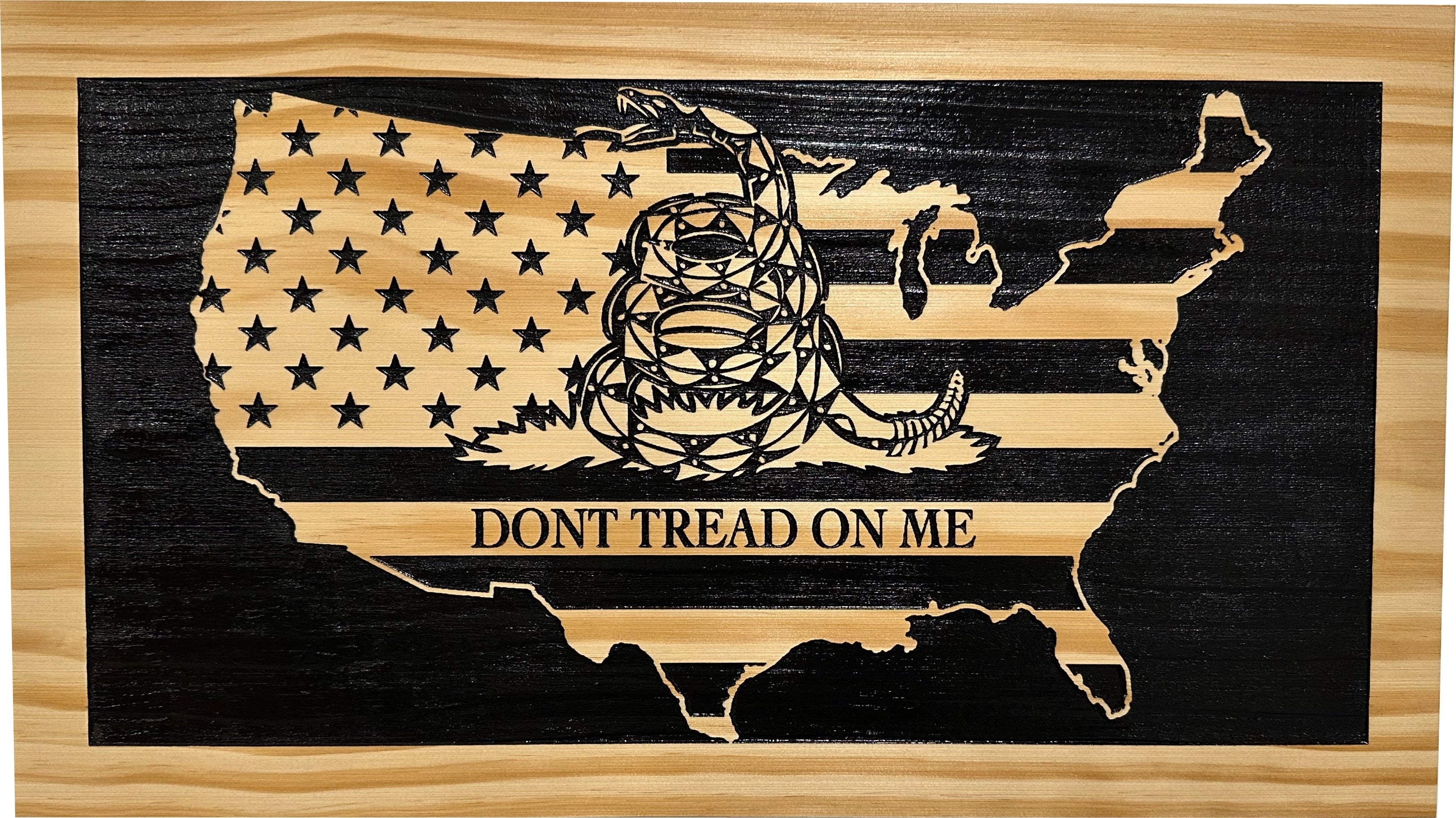 Dont Tread on Me Concealment Shelf by Bellewood Designs - product image 10 for Resin Society