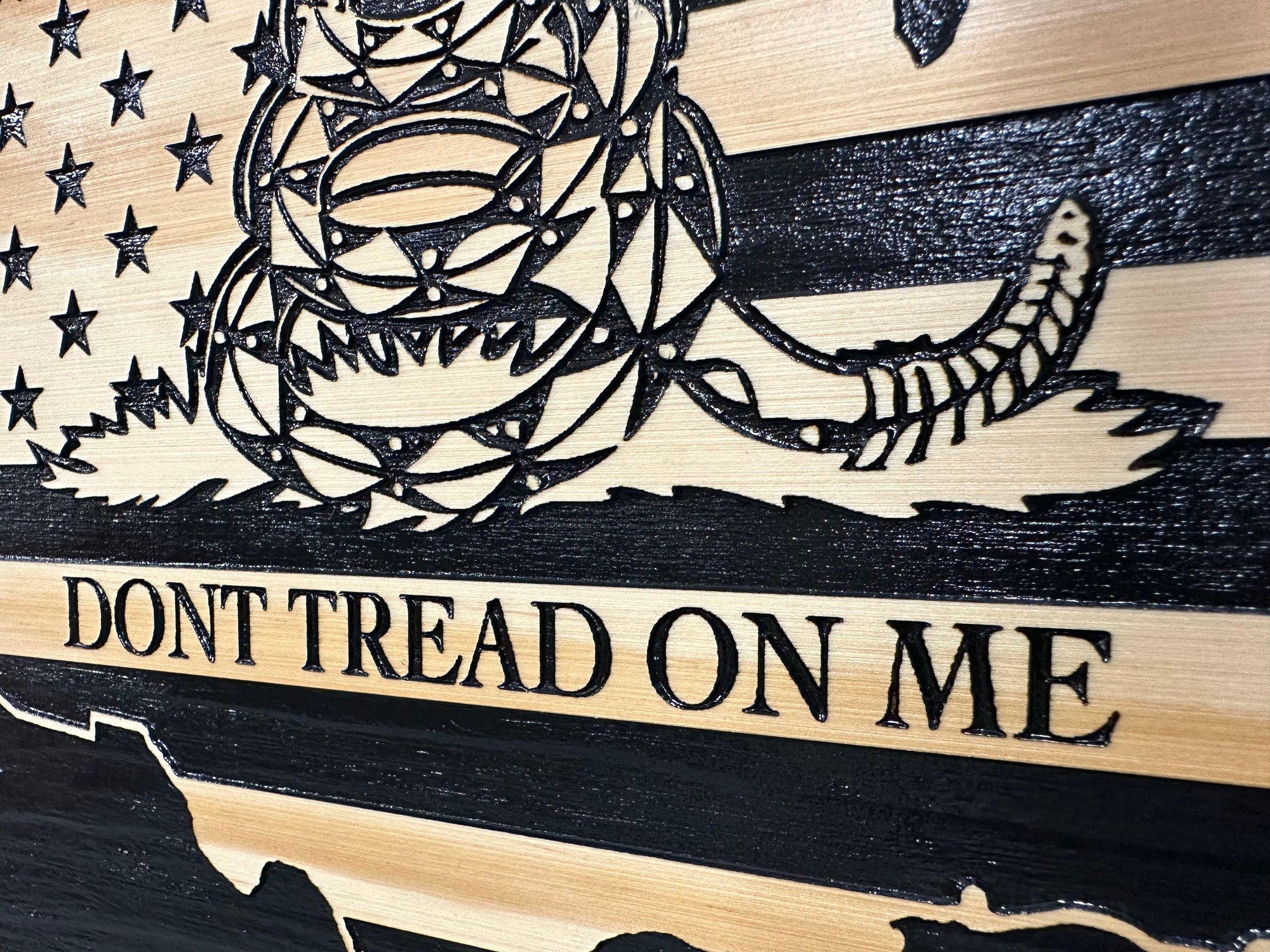 Dont Tread on Me Concealment Shelf by Bellewood Designs - product image 8 for Resin Society