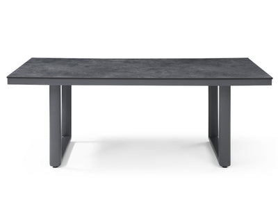 Doris Outdoor Dining Table detail image - Resin Society