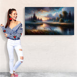 Canvas Print: "Dreaming Dusk" by Tailored Canvases - product image 5 for Resin Society