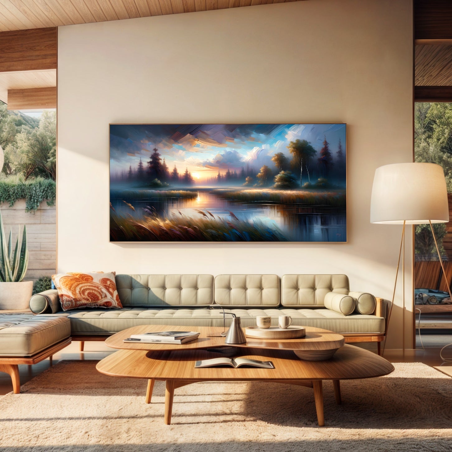 Canvas Print: "Dreaming Dusk" by Tailored Canvases - product image 3 for Resin Society