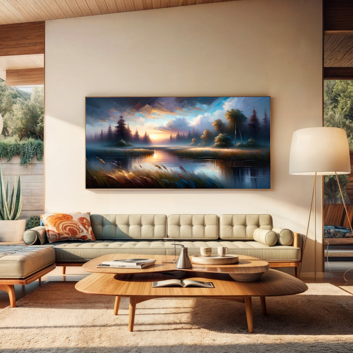 Canvas Print: "Dreaming Dusk" by Tailored Canvases - product image 3 for Resin Society