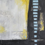 "Object III" Mixed Media: Oil, Cold Wax and Collage on Canvas. by Dreese Fine Art - main product image for Resin Society