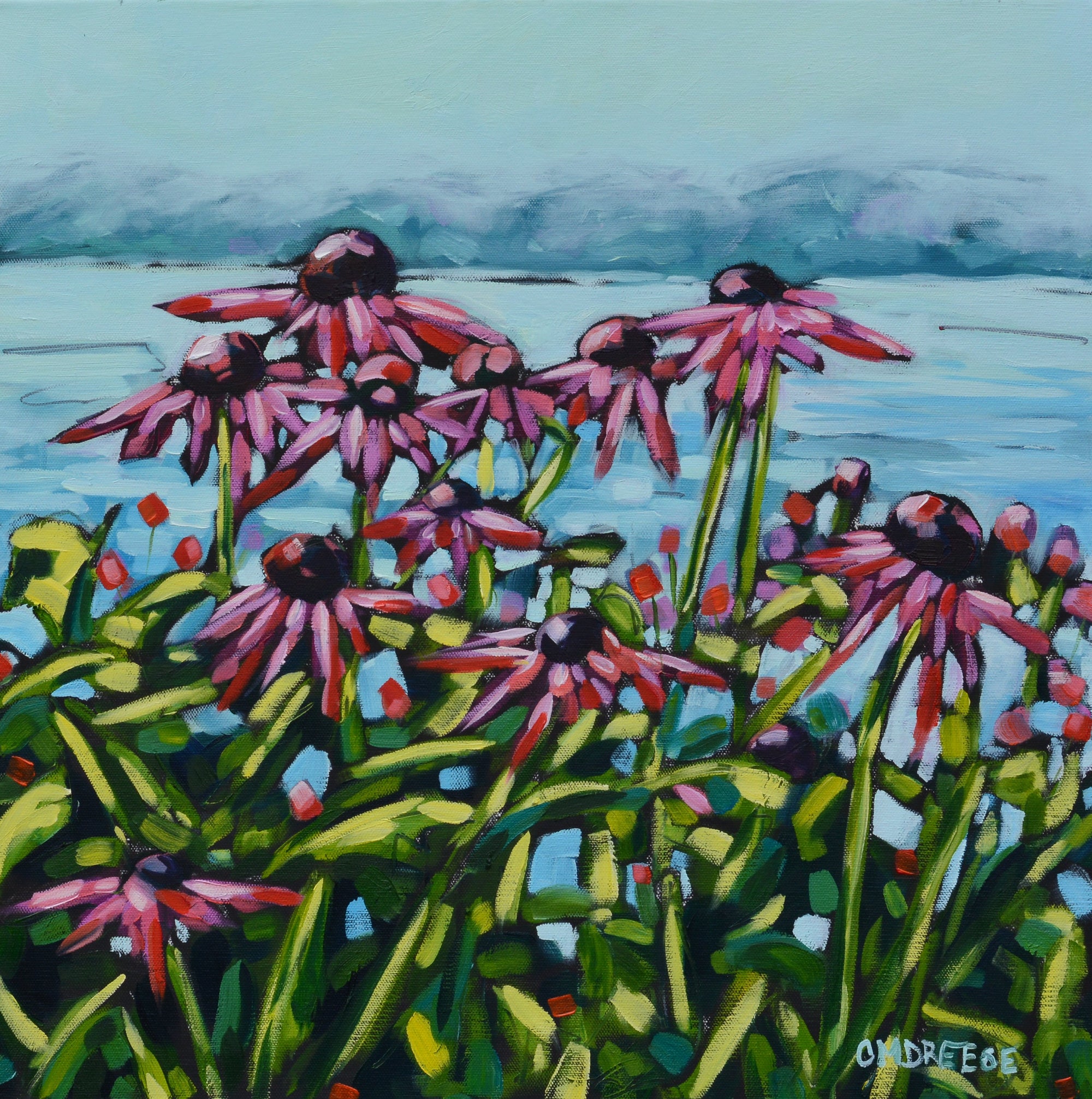 "Nature's Secret" Oil Painting on Canvas by Dreese Fine Art - main product image for Resin Society