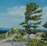 "Peace of Mind is Found at the Lake" Giclee Print on Paper or Canvas by Dreese Fine Art - main product image for Resin Society