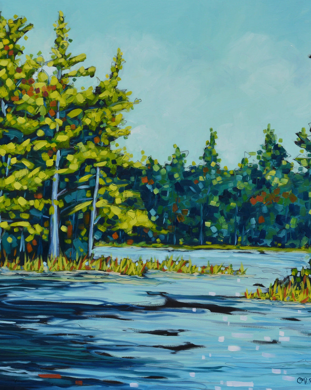 Time to Reflect Lake Print on Paper- Wall Art by Dreese Fine Art - Resin Society
