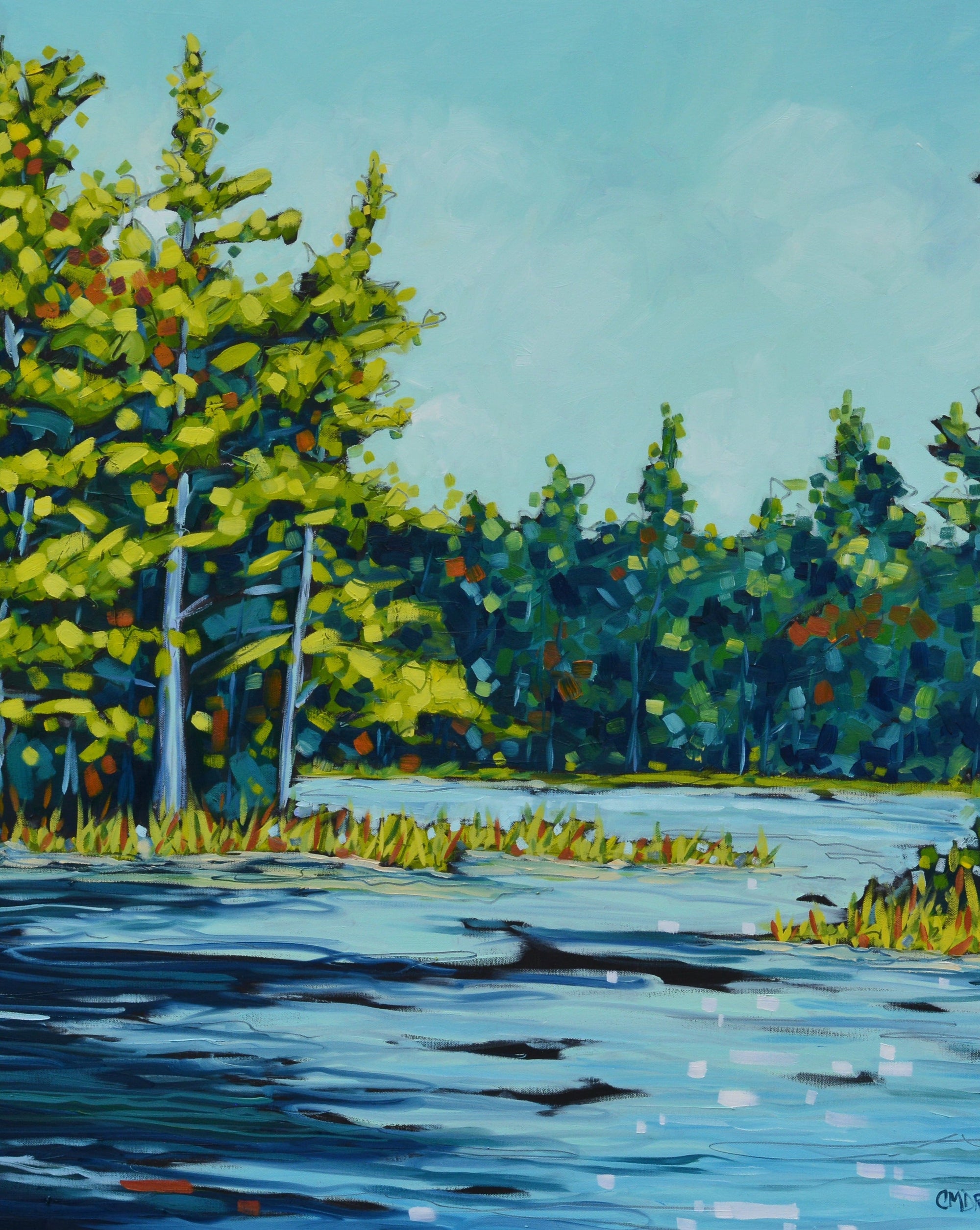 Time to Reflect Lake Print on Paper- Wall Art by Dreese Fine Art - Resin Society