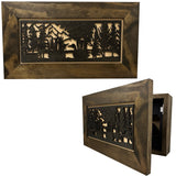 Wood Gun Cabinet Ducks On A Pond Wall Decoration by Bellewood Designs - main product image for Resin Society