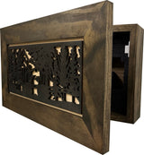 Wood Gun Cabinet Ducks On A Pond Wall Decoration by Bellewood Designs - product image 4 for Resin Society