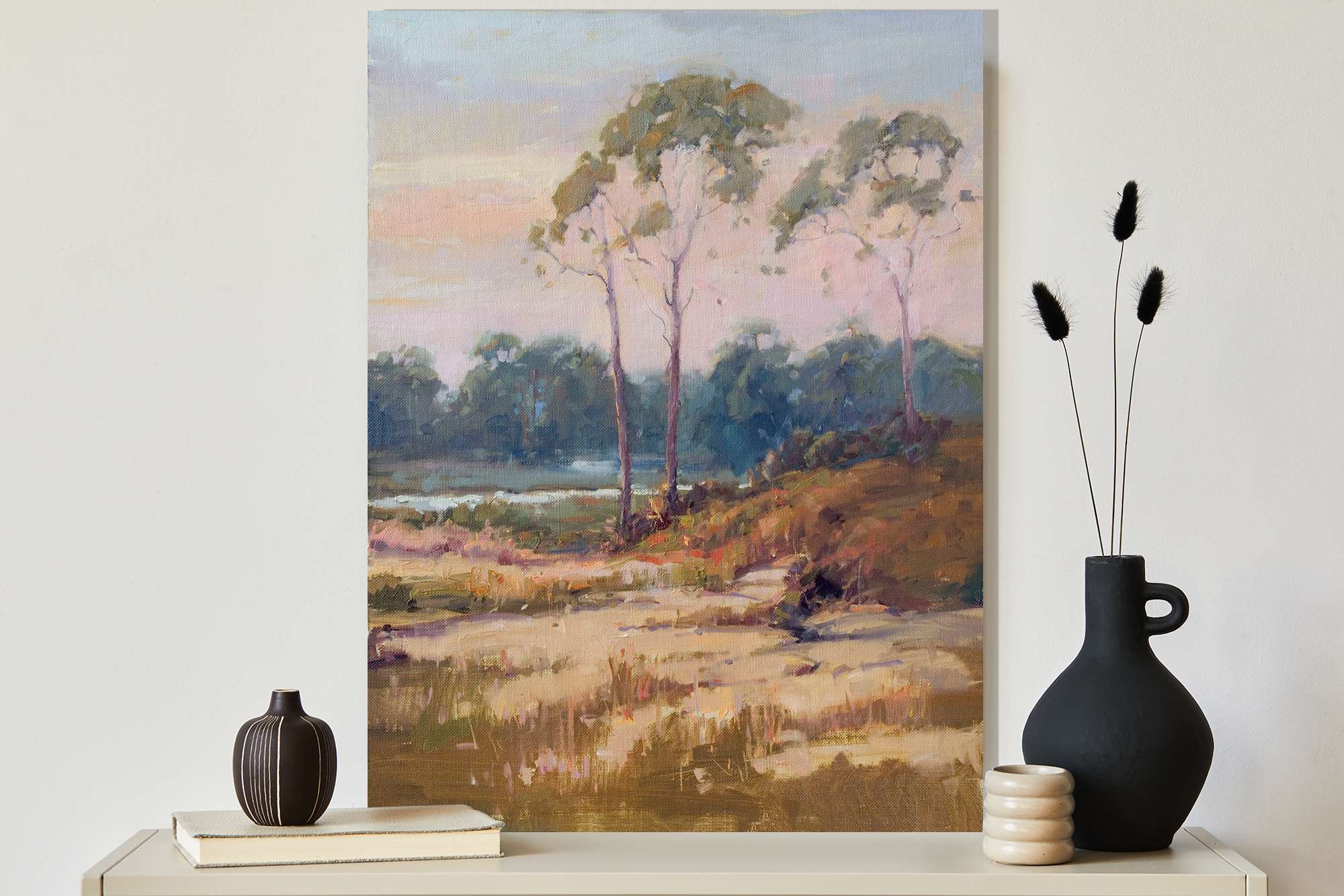 Dune Sentinels Artist Enhanced Canvas Print
