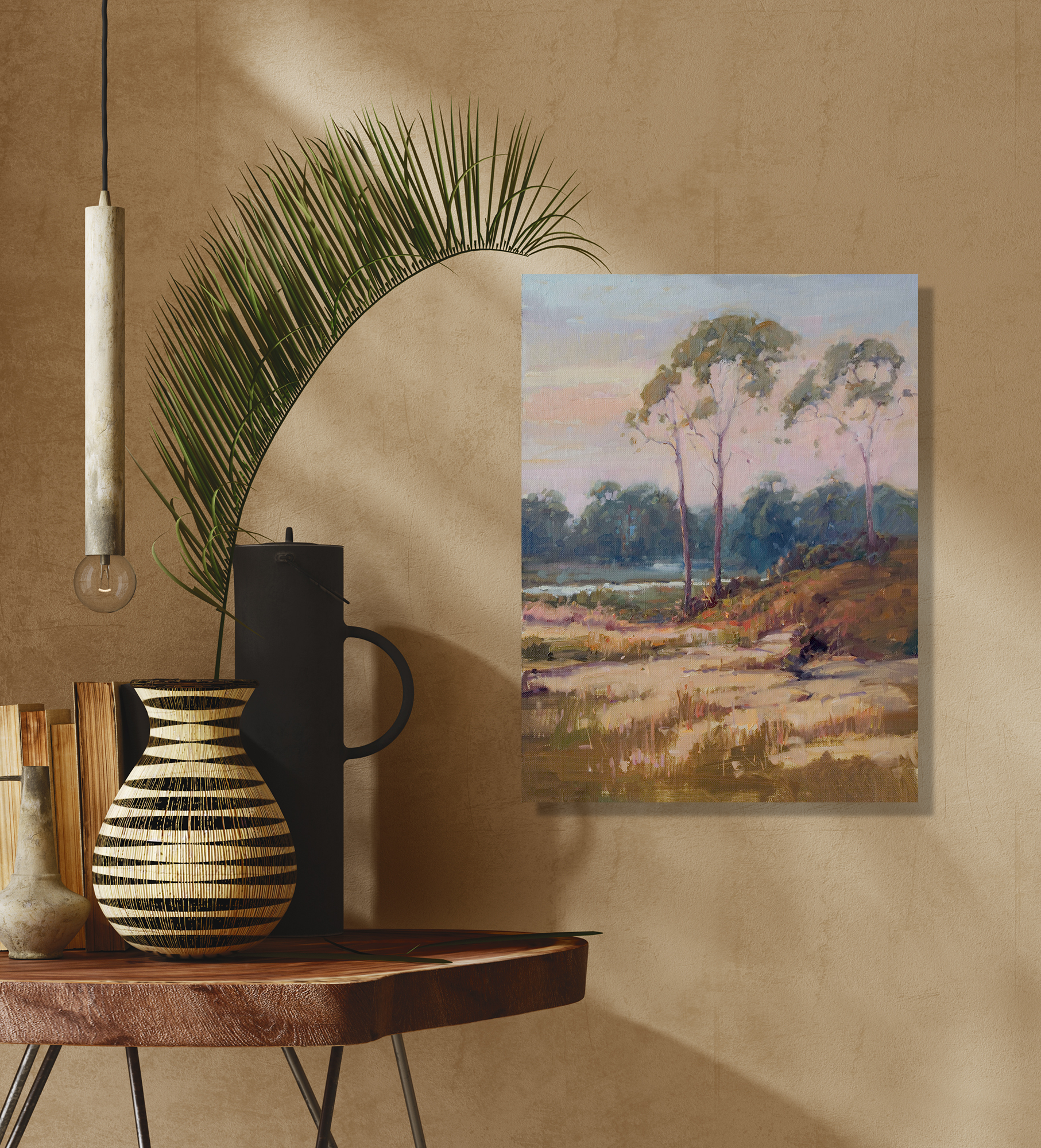 Dune Sentinels Artist Enhanced Canvas Print