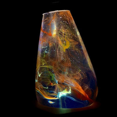 EP Light Nebula Resin LED Lamp showing handcrafted nebula design with wooden base options