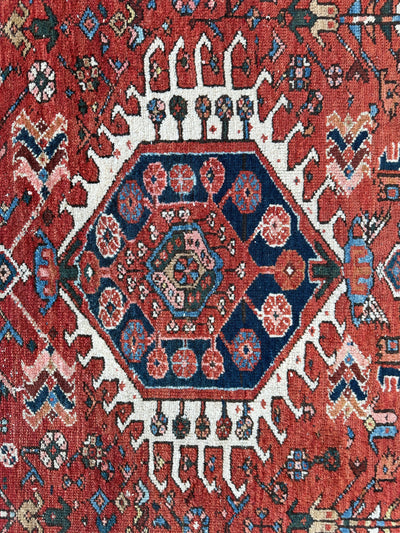 KARAJA Persian Antique Heriz Rug 4'9" x 6' by Rugistan - product image 7 for Resin Society