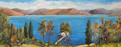 Cabin View Original by John Beard, 30x76 by John Beard Collection - main product image for Resin Society