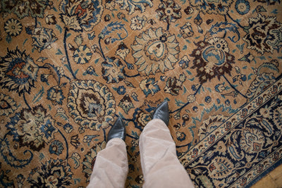 RESERVED 10.5x14 Vintage Meshed Carpet