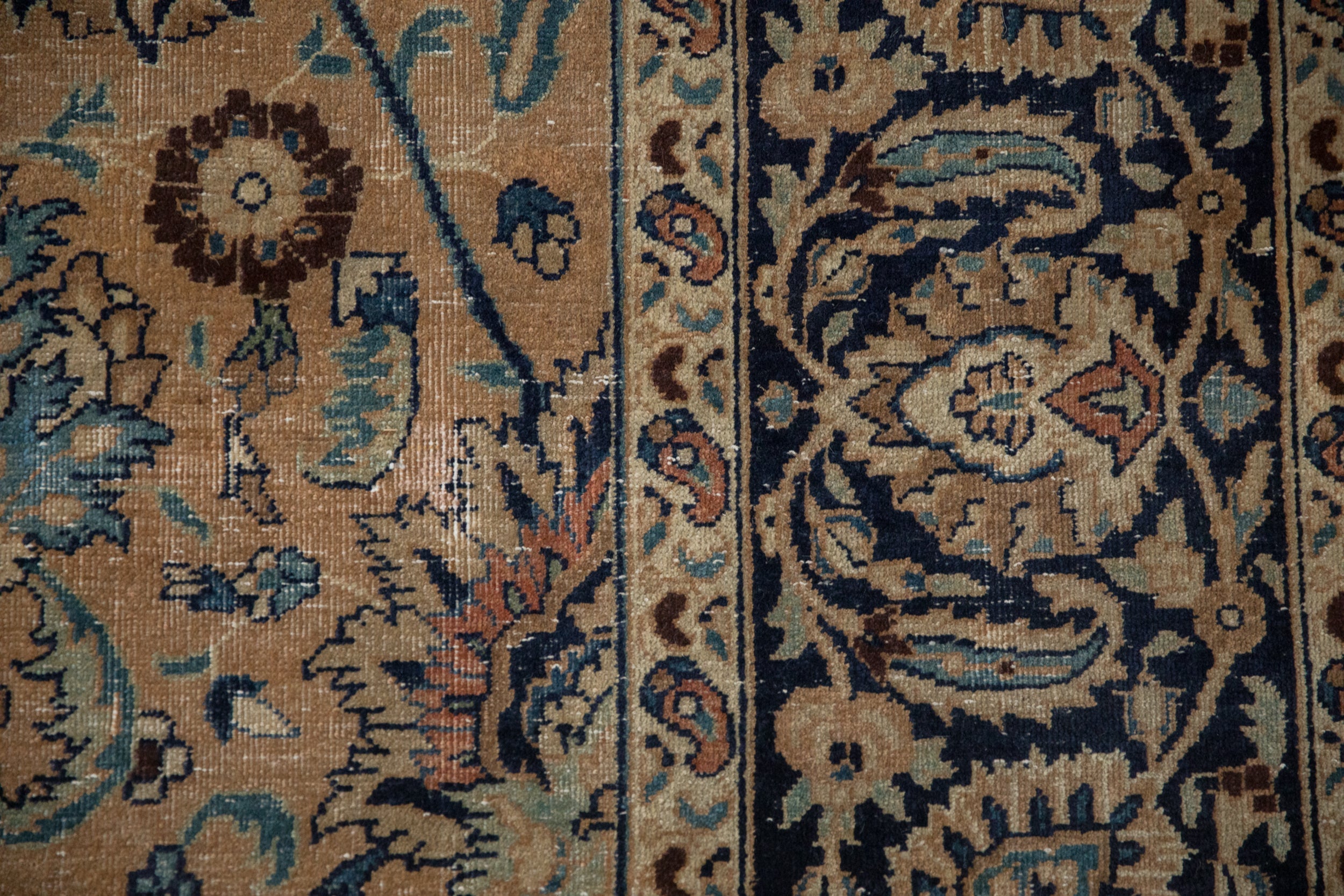 RESERVED 10.5x14 Vintage Meshed Carpet