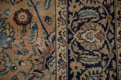 RESERVED 10.5x14 Vintage Meshed Carpet