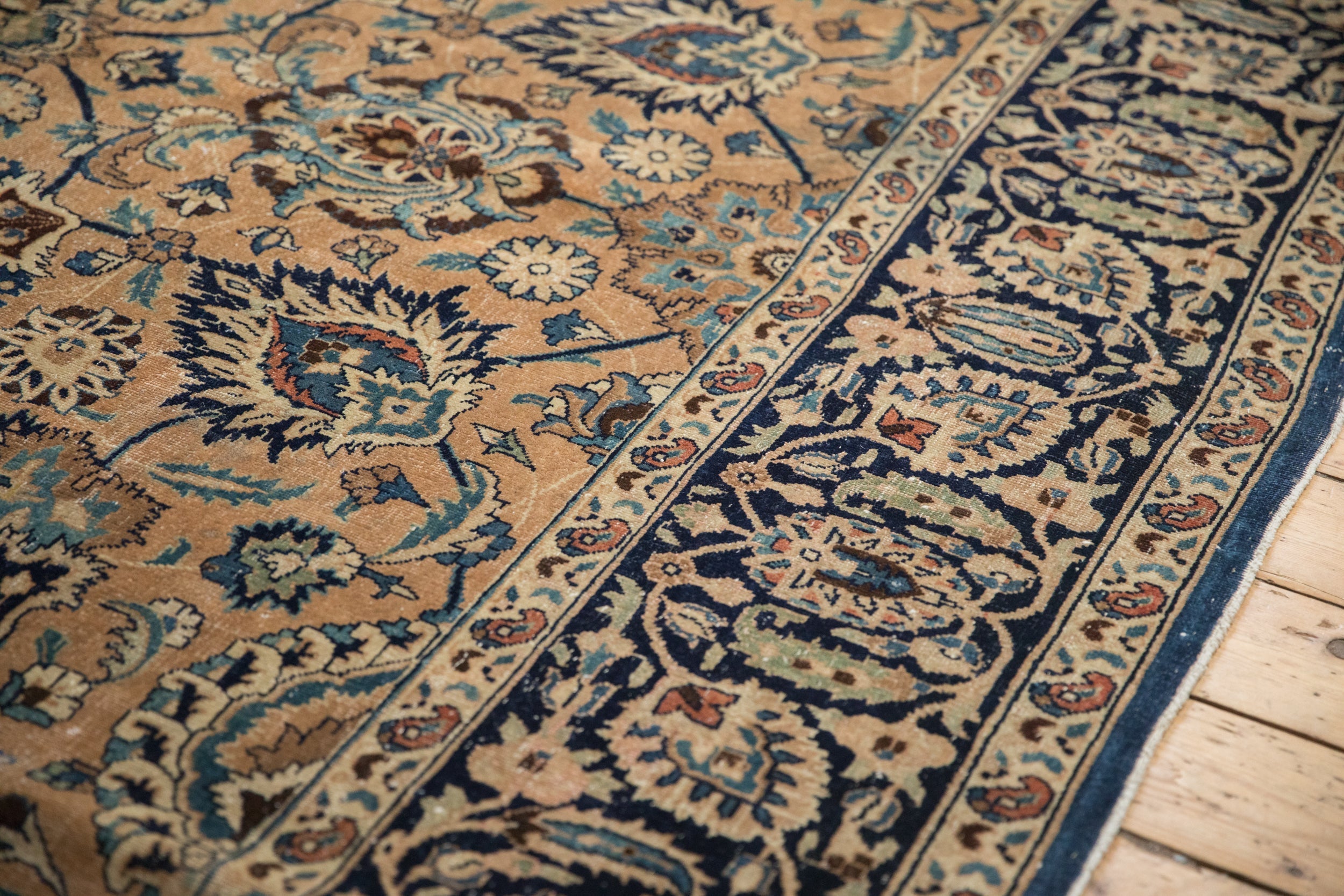 RESERVED 10.5x14 Vintage Meshed Carpet