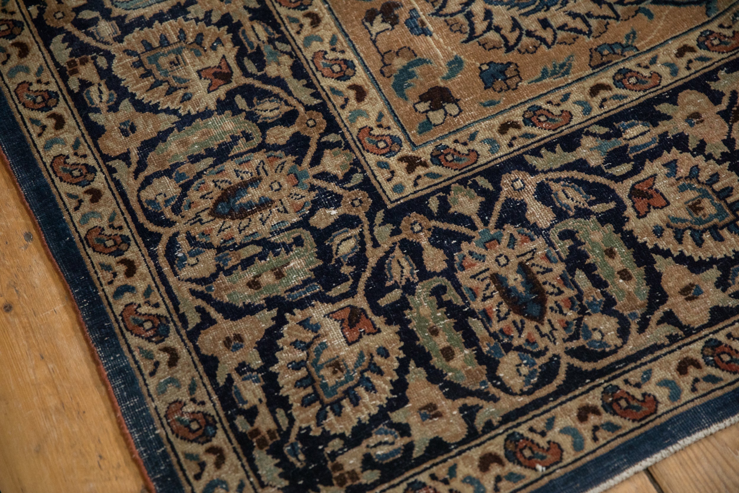 RESERVED 10.5x14 Vintage Meshed Carpet