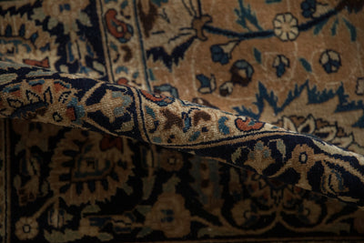RESERVED 10.5x14 Vintage Meshed Carpet