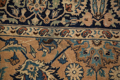 RESERVED 10.5x14 Vintage Meshed Carpet