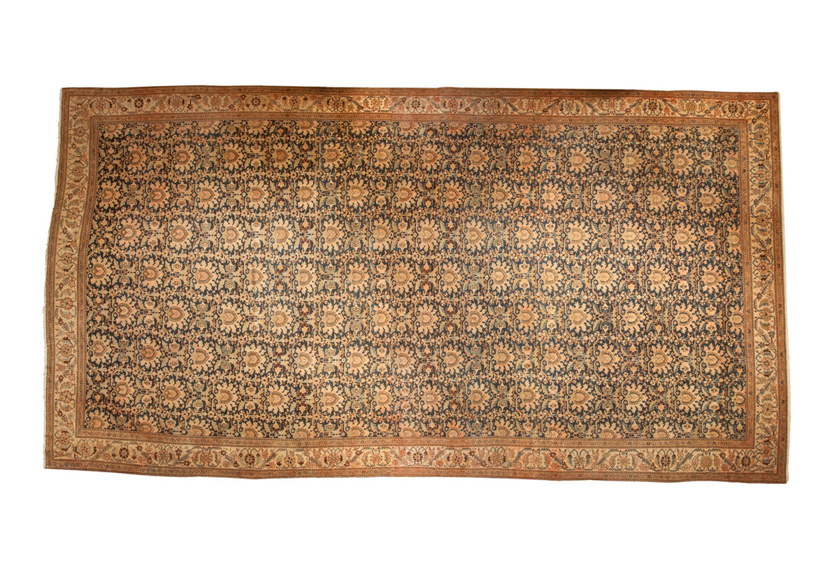12x23.5 Antique Tea Washed Malayer Carpet by Old New House® - main product image for Resin Society