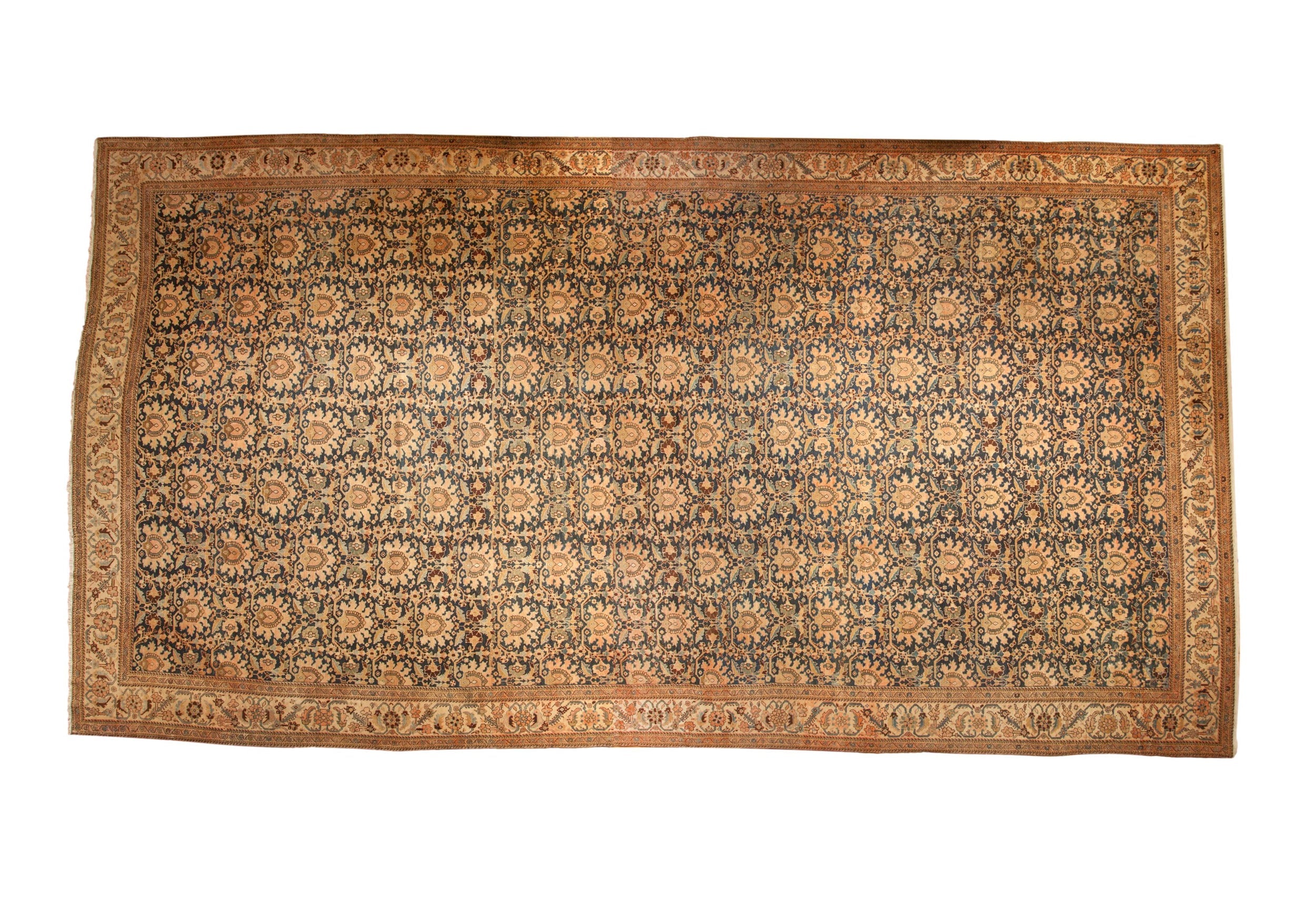 12x23.5 Antique Tea Washed Malayer Carpet by Old New House® - main product image for Resin Society